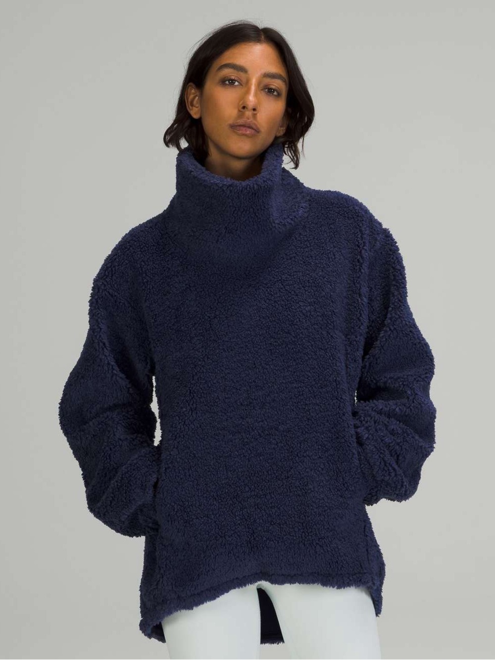 LULULEMON • Warmth Restore Long Pullover in Night Sea